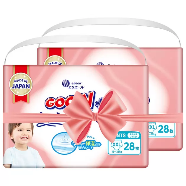 Трусики-подгузники Goo.N Plus для детей (размер 6(XXL), 13-25кг, 56 шт.)