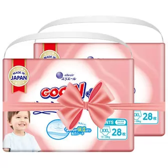 Трусики-подгузники Goo.N Plus для детей (размер 6(XXL), 13-25кг, 56 шт.)