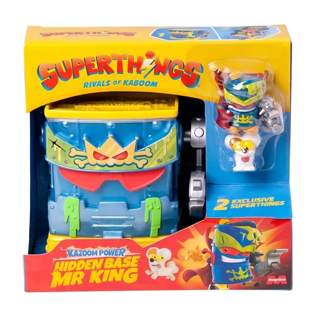 Игровой набор SuperThings серии Kazoom Power - Скрытая база
