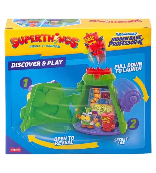 Игровой набор SuperThings серии Kazoom Power - Скрытая база Профессора К - PSTSP112IN250_6.jpg - № 6