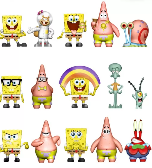 Колекційна фігурка-сюрприз SpongeBob - Губка Боб (в ас.) - SB3D-2025_2.jpg - № 2