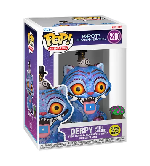 Ігрова фігурка Funko POP серії Кейпоп-мисливиці на демонів - Тигр із Сорокою та квітка (GW) - 94693_1.jpg - № 1