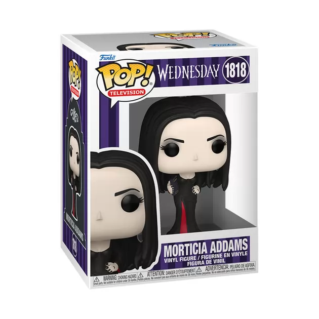 Ігрова фігурка Funko POP! серії Венздей - Мортіша Аддамс з Книгою Заклинань