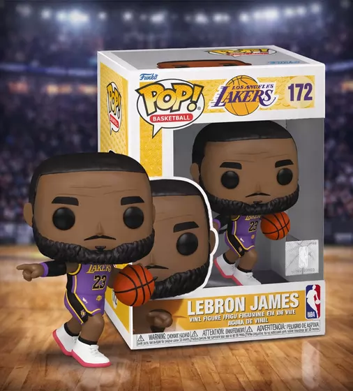 Игровая фигурка Funko POP! серии NBA: Los Angeles Lakers - Леброн Джеймс - 75117_3.jpg - № 3