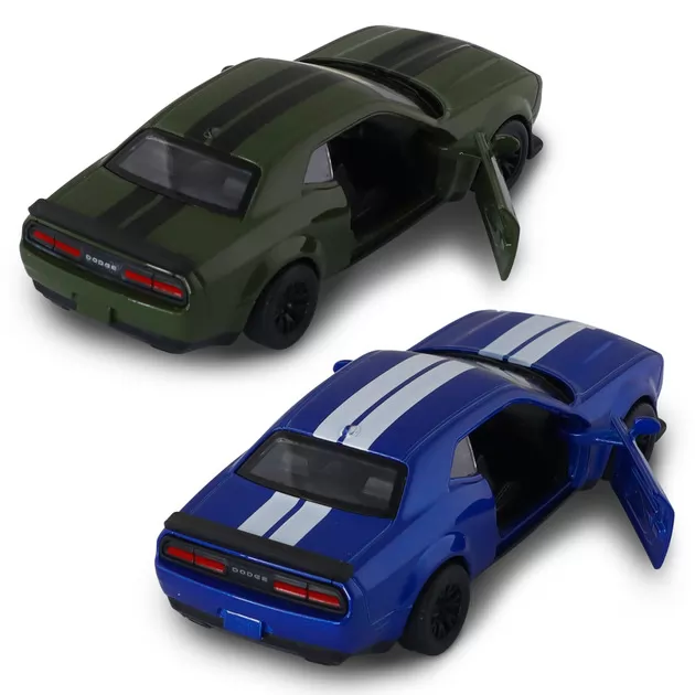 Автомодель - Dodge Challenger SRT Jailbreak 2022 (синій, зелений)