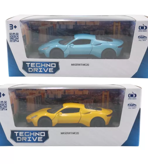 Автомодель - Maserati MC20 (синий, желтый) - 250950_5.jpg - № 5
