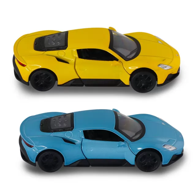 Автомодель - Maserati MC20 (синий, желтый)