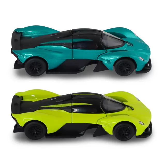 Автомодель - Aston Martin Valkyrie 2024 (зеленый, желтый)