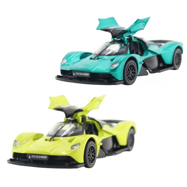 Автомодель - Aston Martin Valkyrie 2024 (зеленый, желтый)