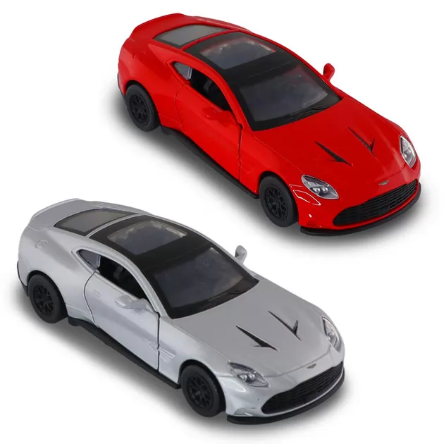 Автомодель - Aston Martin Vanquish (красный, серебристый)