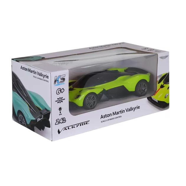 Автомобиль KS Drive на р/у - Aston Martin Valkyrie (1:24, 2.4 ГГц, зелёный)
