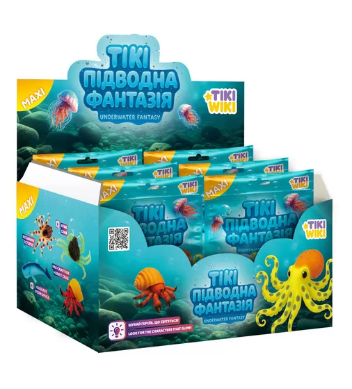 Стретч-іграшка у вигляді тварини Tiki Wiki серії Maxi" &ndash; Тікі Підводна фантазія" - SQ009_3.jpg - № 3