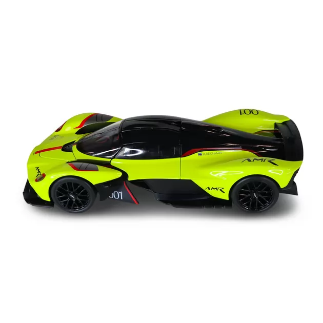 Автомодель - Aston Martin Valkyrie (жёлтый, 1:18)