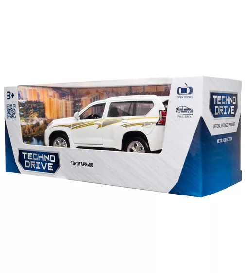 Автомодель - Toyota Prado (білий) - KM250425W_12.jpg - № 12