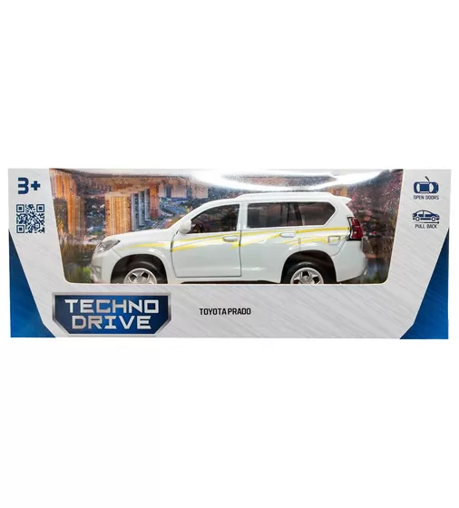 Автомодель - Toyota Prado (білий) - KM250425W_13.jpg - № 13