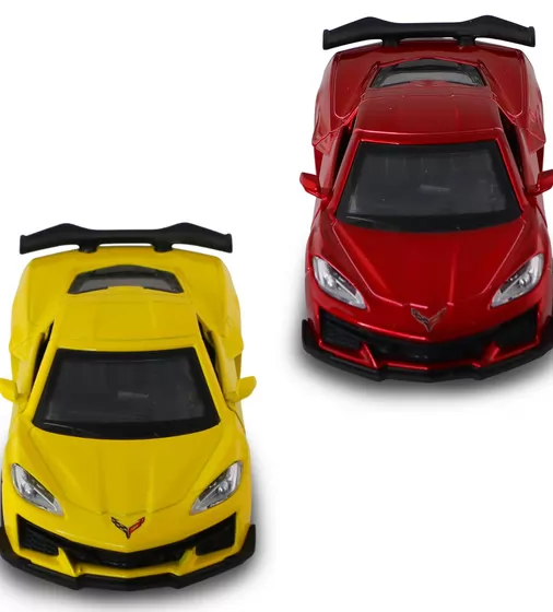 Автомодель &ndash; Chevrolet Corvette C8 Z06 2024 (желтый, красный) - 250310_8.jpg - № 8