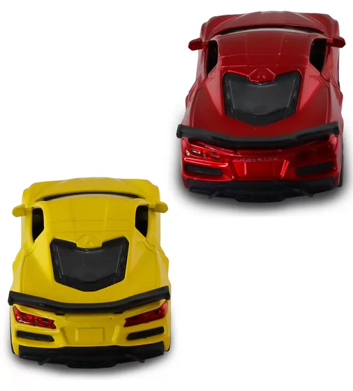Автомодель &ndash; Chevrolet Corvette C8 Z06 2024 (желтый, красный) - 250310_4.jpg - № 4