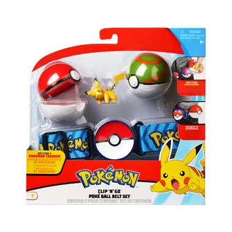Ігровий Набір Pokemon - Пояс З Покеболамі Пікачу