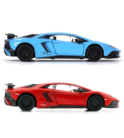 Автомодель - Lamborghini Aventador (червоний, синій) - 250947U_6.jpg - № 6
