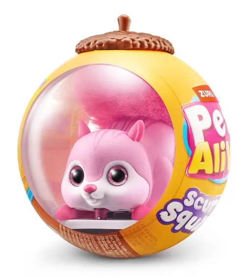 Интерактивная игрушка Pets Alive S1 &ndash; Белочка (розовый) - 9565B_1.jpg - № 1