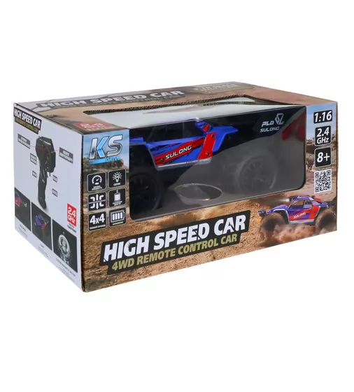 Автомобіль Off-road на р/к &ndash; High Speed (синій, 1:16) - SL-8024A_14.jpg - № 14