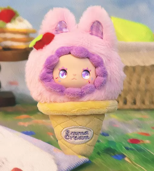 Коллекционная мягкая игрушка с кольцом POP TOP Lucky Emma - Мороженко - MJ-000095_7.jpg - № 7