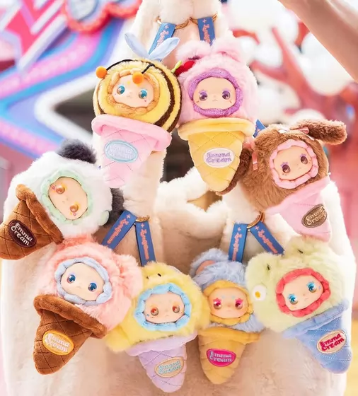 Коллекционная мягкая игрушка с кольцом POP TOP Lucky Emma - Мороженко - MJ-000095_2.jpg - № 2