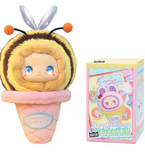 Коллекционная мягкая игрушка с кольцом POP TOP Lucky Emma - Мороженко - MJ-000095_1.jpg - № 1