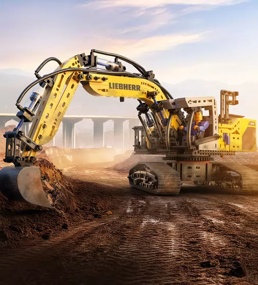 Навчальний конструктор fischertechnik &ndash; Екскаватор Liebherr R 938 - 576450_5.jpg - № 5