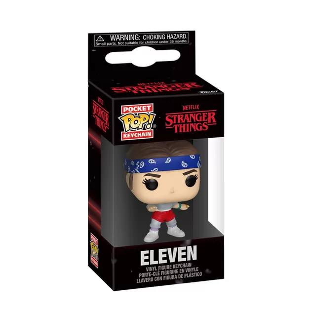 Ігрова фігурка на кліпсі Funko POP! серії Дивні дива - Одинадцять з банданою