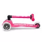 Самокат MICRO складной серии Mini Deluxe Foldable LED" &ndash; Розовый" - MMD197_6.jpg - № 6
