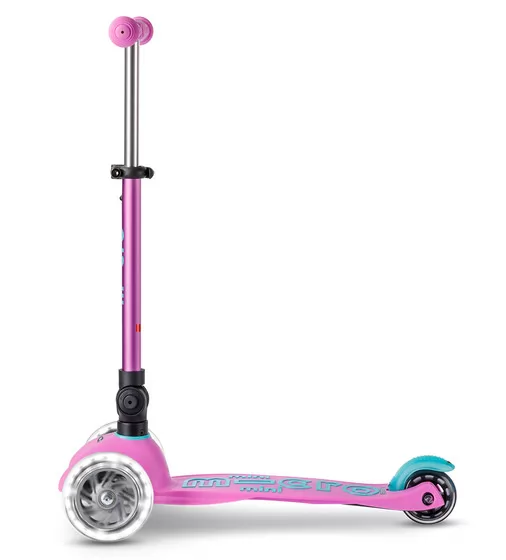 Самокат MICRO складний серії Mini Deluxe Foldable LED" &ndash; Лавандовий" - MMD398_2.jpg - № 2