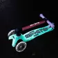 Самокат MICRO складной серии Mini Deluxe Foldable Orion Glow LED" &ndash; Розовый" - MMD373_6.jpg - № 6
