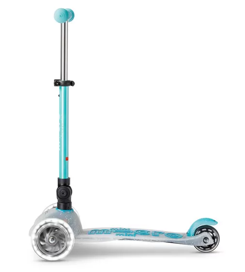 Самокат MICRO складной серии Mini Deluxe Foldable Orion Glow LED" &ndash; Синий" - MMD374_2.jpg - № 2