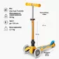 Самокат MICRO складной серии Mini Deluxe Foldable LED" &ndash; Абрикосовый" - MMD397_7.jpg - № 7