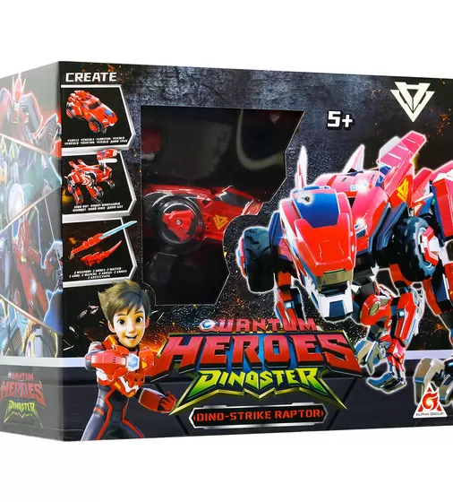 Динозавр-трансформер Dinoster - Мега Дино-Страйк Раптор - EU580805_5.jpg - № 5