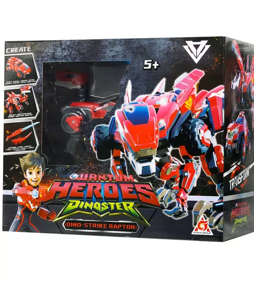 Динозавр-трансформер Dinoster - Мега Дино-Страйк Раптор - EU580805_3.jpg - № 3