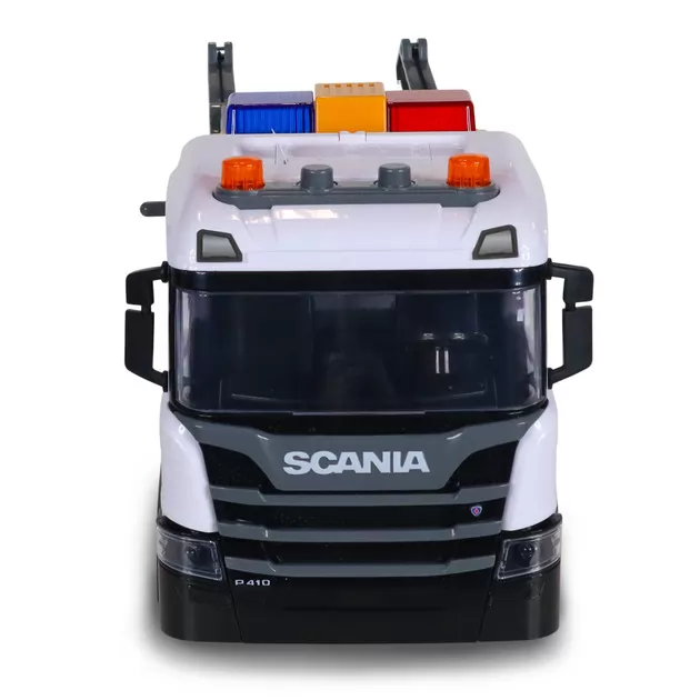 Ігровий набір серії Mid Truck" &ndash; Евакуатор Scania з машиною поліції (світло, звук)"