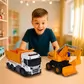 Ігровий набір серії 2 in 1 Truck" &ndash; Самоскид Scania і екскаватор (світло, звук)" - 8001KS_11.jpg - № 11