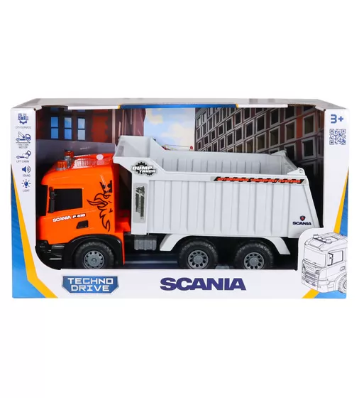 Автомодель серії Super Big Truck" &ndash; Самоскид Scania (світло, звук)" - 5002KS_14.jpg - № 14