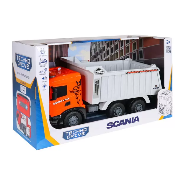Автомодель серії Super Big Truck" &ndash; Самоскид Scania (світло, звук)"