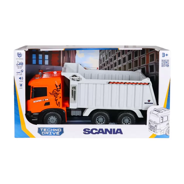 Автомодель серії Super Big Truck" &ndash; Самоскид Scania (світло, звук)"