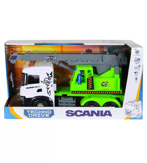 Автомодель серии Mid Truck" &ndash; Автокран Scania (свет, звук)" - 3006KS_14.jpg - № 14