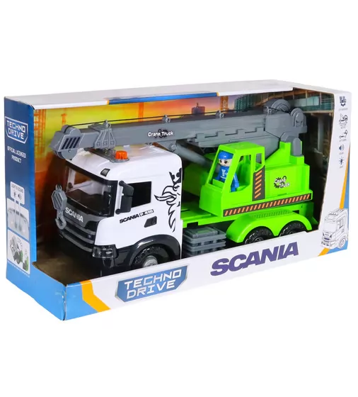 Автомодель серии Mid Truck" &ndash; Автокран Scania (свет, звук)" - 3006KS_15.jpg - № 15
