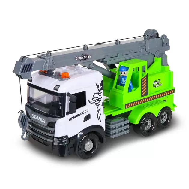 Автомодель серии Mid Truck" &ndash; Автокран Scania (свет, звук)"