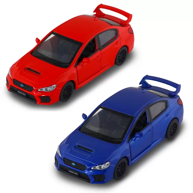 Автомодель - Subaru WRX STI (червоний, синій)
