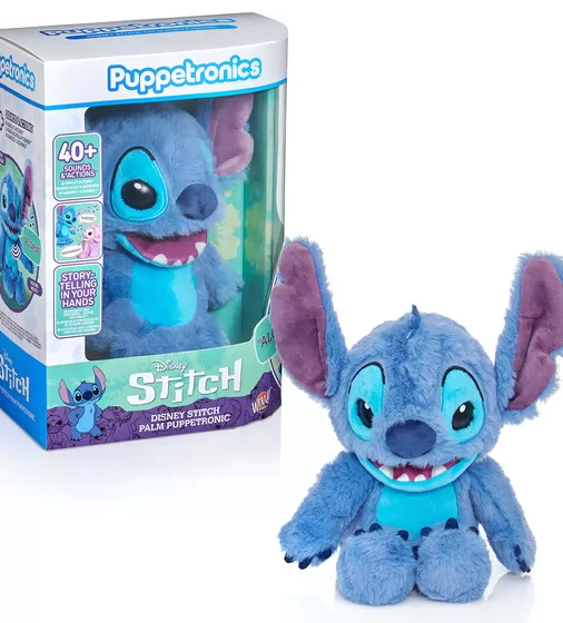 Інтерактивна м'яка іграшка Puppetronic by Real FX Palm серії Disney- Стіч - DIS-1037_1.jpg - № 1