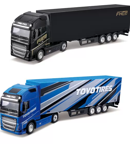 Автомодель - Фура Volvo FH16 Globetrotter 750 XXL (черный, синий) - 18-31461_2.jpg - № 2