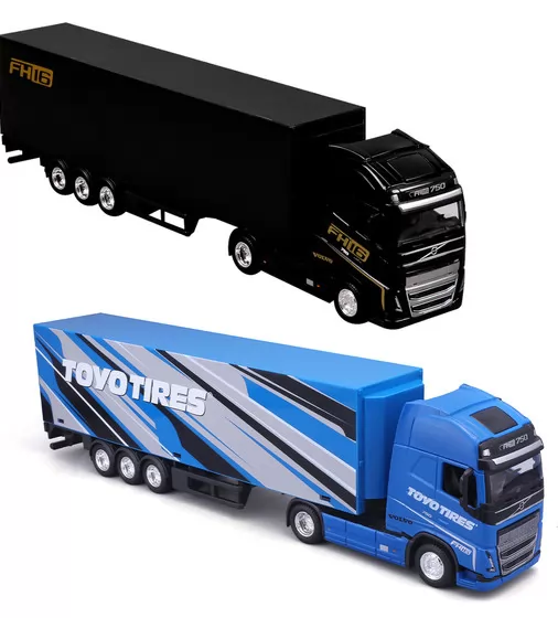 Автомодель - Фура Volvo FH16 Globetrotter 750 XXL (черный, синий) - 18-31461_5.jpg - № 5