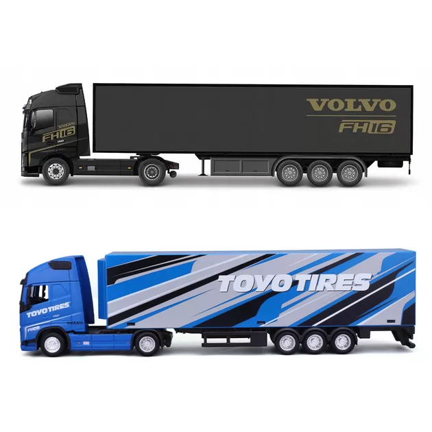 Автомодель - Фура Volvo FH16 Globetrotter 750 XXL (черный, синий)